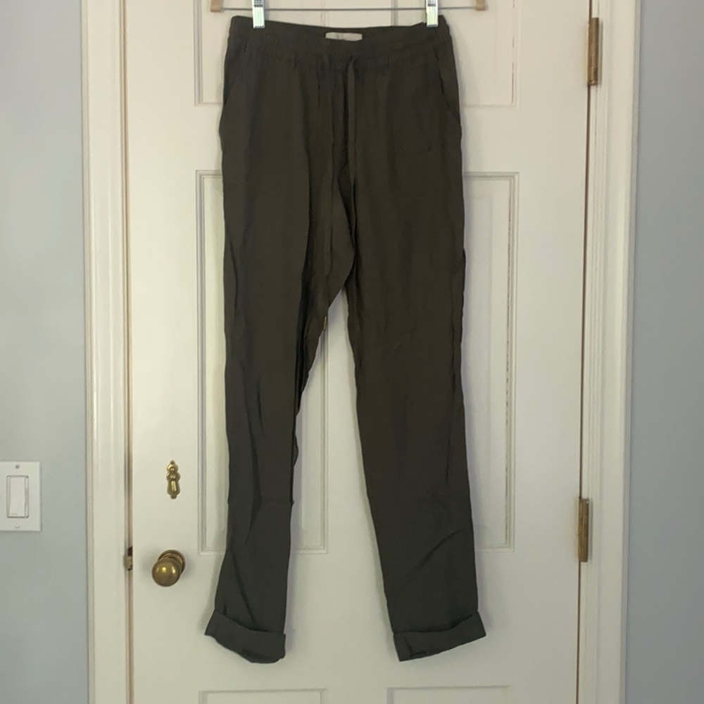 Joie Silk Green Pants